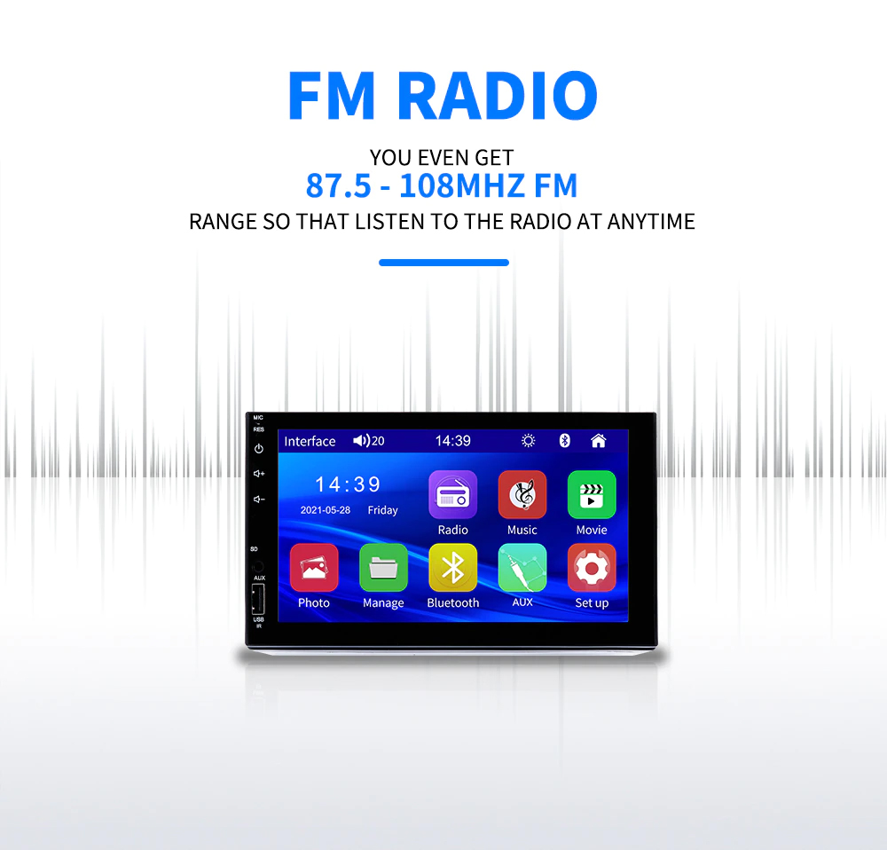 Автомагнітола 2 Din сенсорна, Bluetooth AUX USB SD 7023B, з пультом в комплекті! Автомагнітола 2 Din сенсорна, Bluetooth AUX USB SD 7023B, з пультом в комплекті!